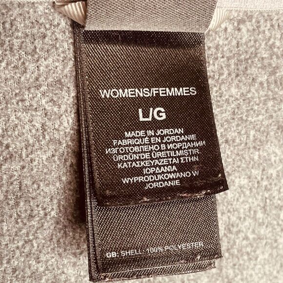 The North Face | Gray & Black 1/4 Zip Fleece Pullover Sweatshirt Size L | EUC - Picture 6 of 12